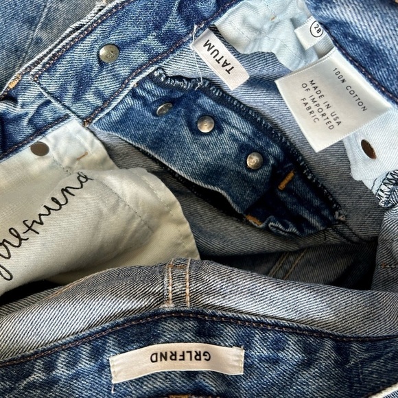 GRLFRND Tatum Mid-Rise Micro Boot Jean in Turn Blue Size 28 - Picture 10 of 11